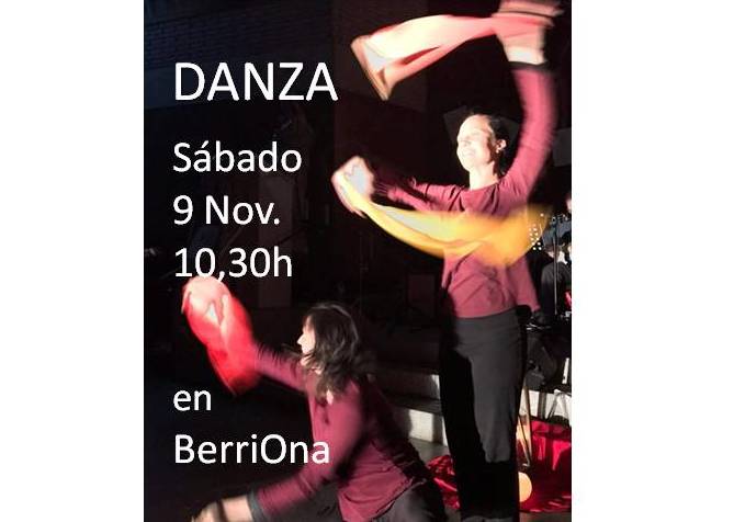 imagen  Danza.  Sábado 9 noviembre